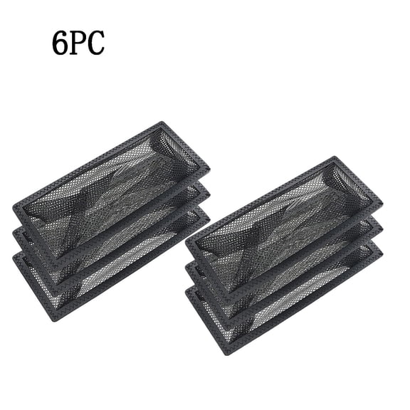 XYRSRUW 3PC/6PC Floor Filter Screen, Household Ventilation Trash Trap, Polyester & PVC Floor Trough Net, Standing Garbage Collection Mesh