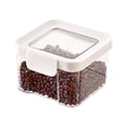 thumbnail image 1 of XYRSRUW 5-Piece Food Storage Containers, Airtight Kitchen Storage Canisters, Clear Plastic Food Keepers, Multi-Size Pantry Organization Jars, 1 of 6