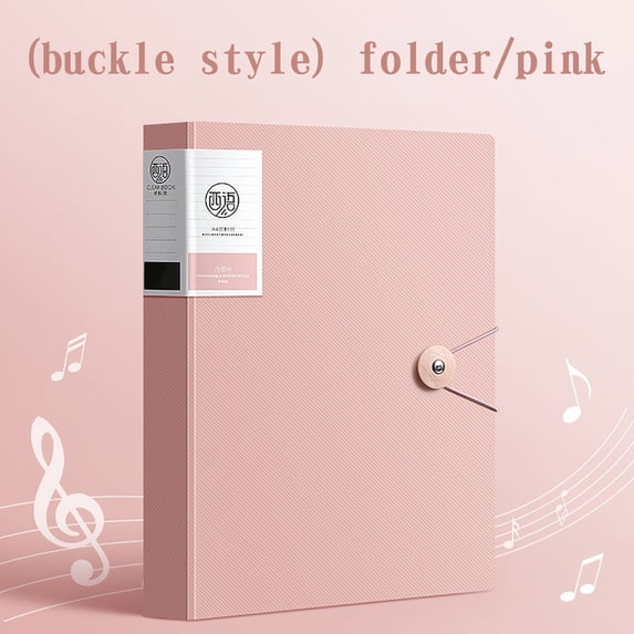 XYRSRUW A4 Transparent Insert Folder, 40 Page Document Holder with Plastic Sleeves, Storage Binder for Certificates and Photos, Multifunctional Presentation Book for Cards and Files