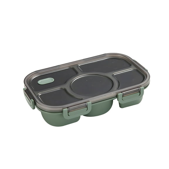 XYRSRUW Bento Box, Versatile Plastic Lunch Container with Divided Compartments, Convenient Food Storage Box with Utensil Holder, Safe and Eco-Friendly Meal Organizer