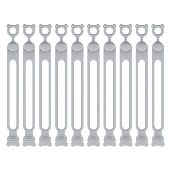 XYRSRUW Cable Organizer, Silica Gel Data Cable Storage Solution with Self-Fastening Design, Winding Device for Power Cords, Versatile Bundling Tie for Home and Travel