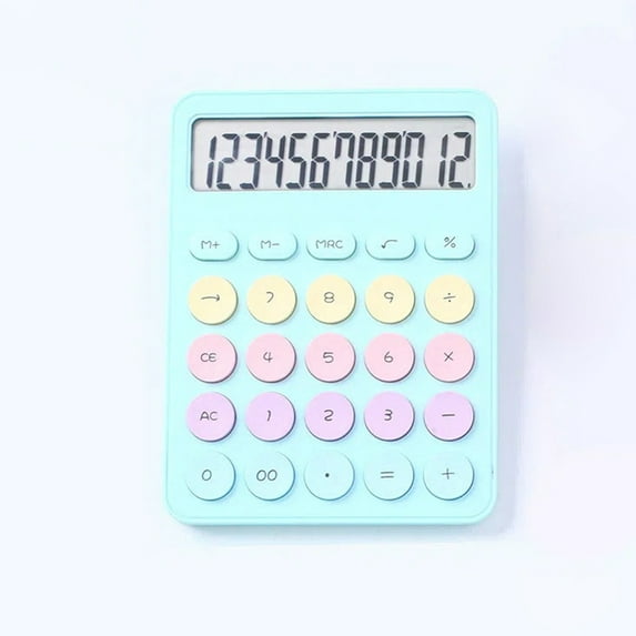 XYRSRUW Calculator, High Color Dopamine Scientific Calculator with Large LCD Display, Portable Basic Calculator for Home School Office Use, Energy-Efficient Dual Power Supply Calculator