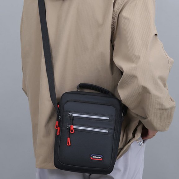 XYRSRUW Canvas Shoulder Bag, Crossbody Chest Rucksack, Versatile Travel Backpack, Multi-Purpose Casual Sling Pack