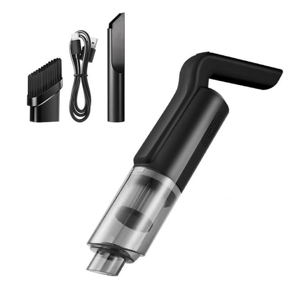 XYRSRUW Car Vacuum Cleaner, High Power Portable Car Vacuum with Strong Suction, Compact Car Cleaning Device for Easy Dust Removal, Rechargeable Handheld Vacuum for Vehicle and Home Use