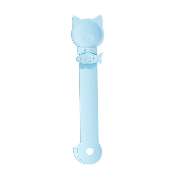 XYRSRUW Cat Feeding Spoon, Spoon for Cat Treats, Cat Snack Dispensing Tool, Cat Meal Serving Device(Blue)