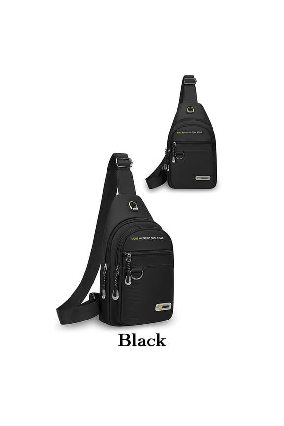 Chest Bag for Men, Versatile Running Shoulder Bag for Sports, Lightweight Multifunctional Chest Pack, Multi-Compartment Travel Backpack for Daily Use