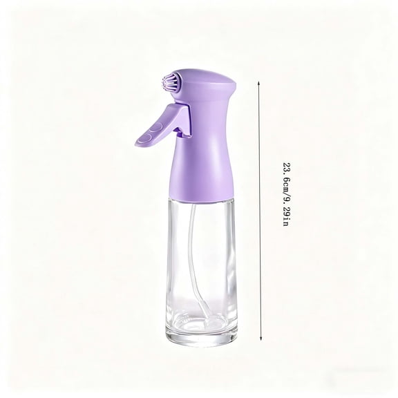 XYRSRUW Cooking Spray Bottle, 200ml Glass Oil Dispenser, Olive Oil Sprayer for Cooking, Multi-Purpose Oil Atomizer for Grilling and Baking