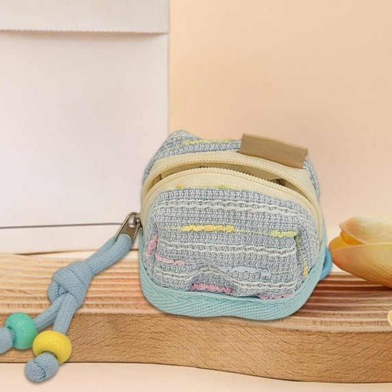 XYRSRUW Cute Portable Wireless Bluetooth Earphone Protective Case, Soft Cloth Shell for Headphone Storage, Trendy Earphone Cover for Traveling, Colorful Earbud Pouch for On-the-Go