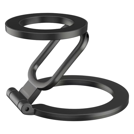 XYRSRUW Double Sided Magnetic Phone Holder, Multifunctional Ring Stand, All-Metal Desktop Mount, Adjustable 360° Viewing Angle Phone Accessory