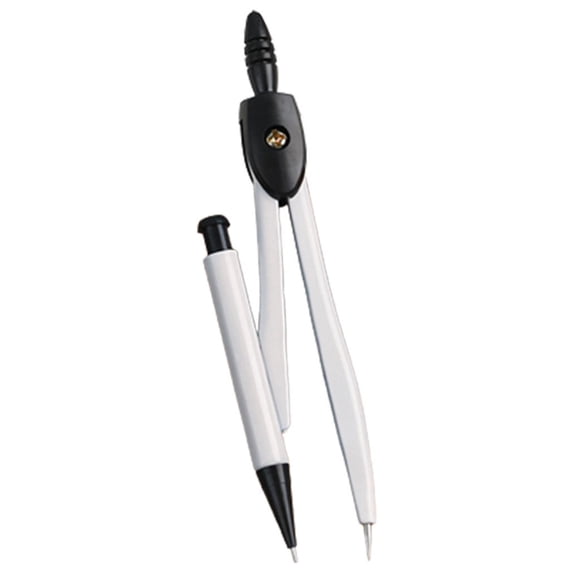 XYRSRUW Drawing Compass Set, Precision Geometry Compass with Lead Core, Stainless Steel Protractor Kit, Math Drawing Tools for Architects and Engineers