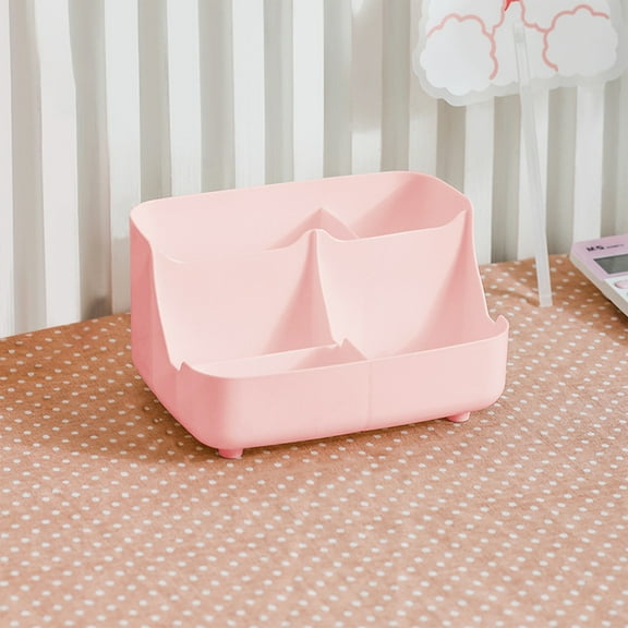 XYRSRUW Fashionable Desktop Stationery Organizer, Stylish Pen Storage Box, Multifunctional Writing Supplies Holder, Large Capacity Desk Accessory Container