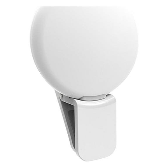 XYRSRUW Handheld Portable Light Mini Charging Mobile Live Streaming Pocket Light, Compact Clip-On Illumination for Video Calls, USB Rechargeable Selfie Ring Light