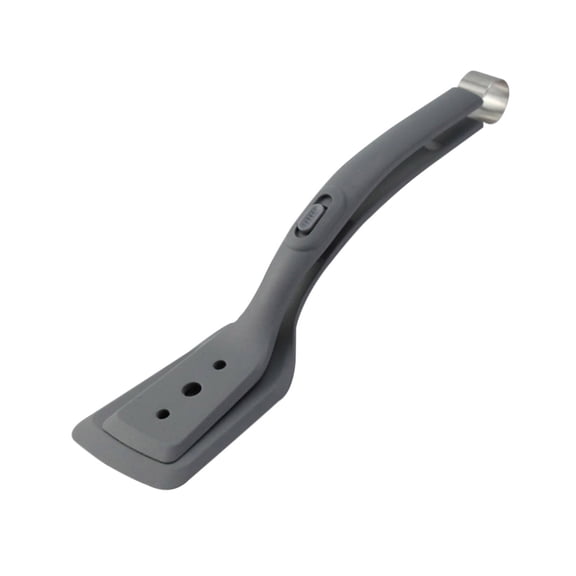 XYRSRUW High-Temperature Resistance Multifunctional Cooking Turner, Dual-Function Steak and Fish Frying Spatula, Food-Grade Frying Turner with Ergonomic Handle(Gray)