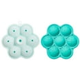 thumbnail image 1 of XYRSRUW Ice Tray, Flexible Ice Mould for Home Use, Circular Ice Maker for Whiskey and Cocktails, Multifunctional Ice Cube Mold for Desserts and Drinks(Blue), 1 of 5