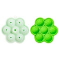 thumbnail image 1 of XYRSRUW Ice Tray, Flexible Ice Mould for Home Use, Circular Ice Maker for Whiskey and Cocktails, Multifunctional Ice Cube Mold for Desserts and Drinks(Green), 1 of 6