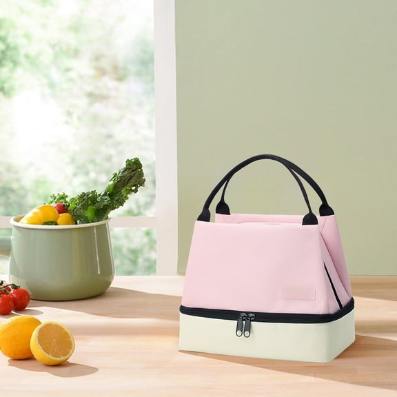 XYRSRUW Insulated Lunch Bag for Food Storage, Waterproof Picnic Cooler Tote with Adjustable Strap, Portable Meal Prep Carrying Case for Work and Outdoor Activities