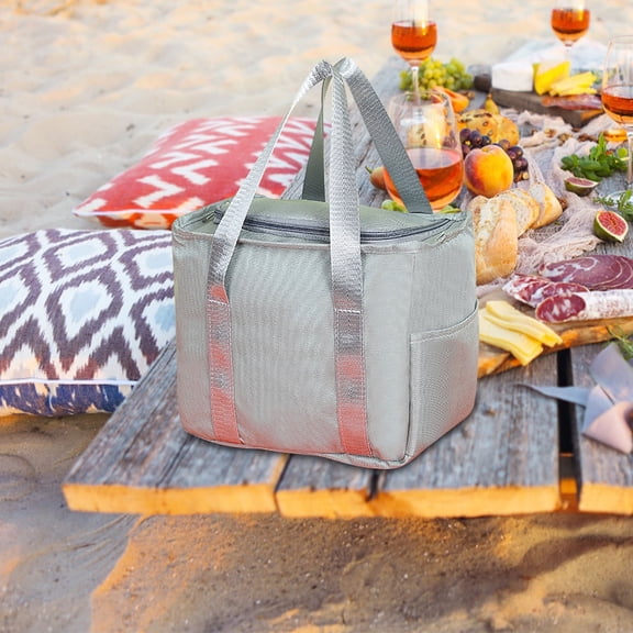 XYRSRUW Insulated Lunch Bag for Office, Thick Thermal Bento Carrier for Meal Prep, Durable Food Storage Tote for School and Travel, Versatile Packable Lunch Organizer for Work and Play