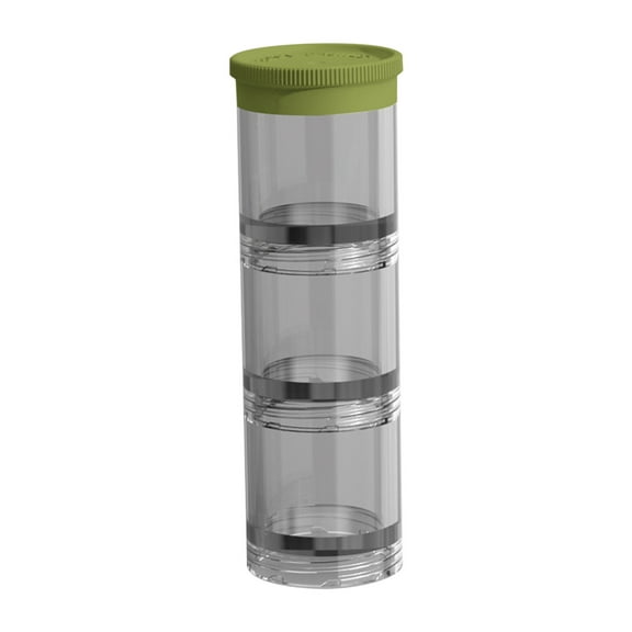 XYRSRUW Jijia Meal Storage Box, Transparent Pill Organizer, Portable Compartment Container, Sealed Food Grade Storage Tank