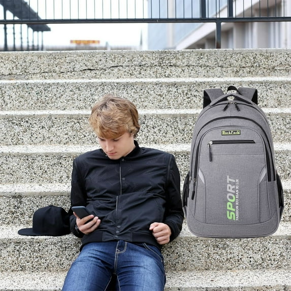 XYRSRUW Laptop Backpack, Slim 16-Inch Business Travel Computer Bag - College School Outdoor Waterproof Daypack for Men & Women