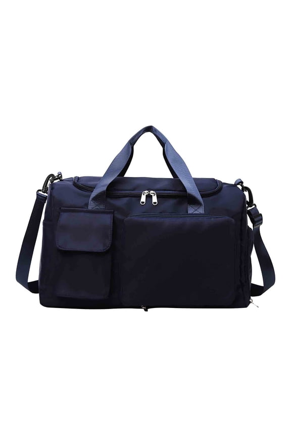 Large Capacity Travel Bag, Multi-Compartment Crossbody Bag for Weekend Getaways, Foldable Shoulder Bag with Wet-Dry Separation, Versatile Carry-On Duffle for Men and Women