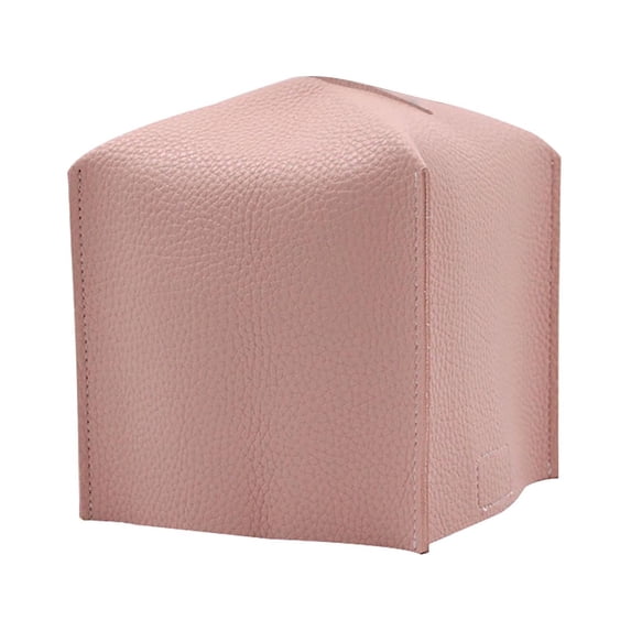 XYRSRUW Leather Tissue Box Holder, Stylish Napkin Dispenser, Modern Tissue Storage Container, Multifunctional Tissue Box for Home and Office