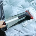 thumbnail image 1 of XYRSRUW Multifunctional Snow Shovel, Heavy-Duty Ice Scraper with Long Handle, Compact Snow Remover Tool for Cars, Portable Deicing and Sweeping Device, 1 of 6