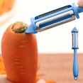 thumbnail image 1 of XYRSRUW Multifunctional Vegetable Peeler, Versatile Julienne Peeler with Non-Slip Handle, Kitchen Gadget for Potatoes, Carrots, Tomatoes, Cucumbers, 1 of 6