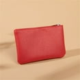 thumbnail image 1 of XYRSRUW New Lychee Pattern Zipper Coin Purse, Slim Card Holder, Stylish Key Organizer, Elegant Cash Pouch, 1 of 5
