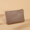 thumbnail image 1 of XYRSRUW New Lychee Pattern Zipper Coin Purse, Slim Card Holder, Stylish Key Organizer, Elegant Cash Pouch, 1 of 4