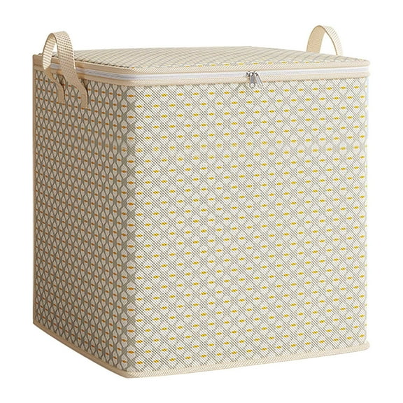 XYRSRUW Non Woven Gray Storage Bag, Durable Non-Woven Fabric, Spacious Home Organizer, Versatile Storage Solution, Ideal for Bedroom, Attic, or Closet