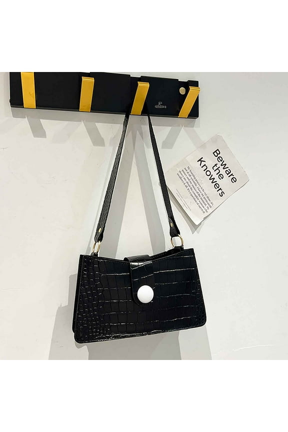 One Shoulder Crossbody Bag, Stylish Leather Handbag with Multiple Compartments, Large Capacity Shoulder Messenger for Everyday Use, Versatile Tote for Women on the Go