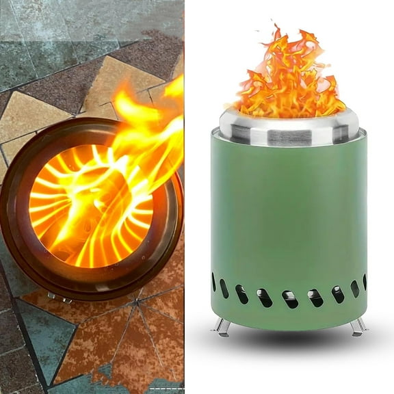 XYRSRUW Outdoor Wood-burning Stove, Compact Heating Fire Pit for Courtyard, Portable Barbecue Stove for Bonfires, Mini Tabletop Fire Pit for Cozy Gatherings