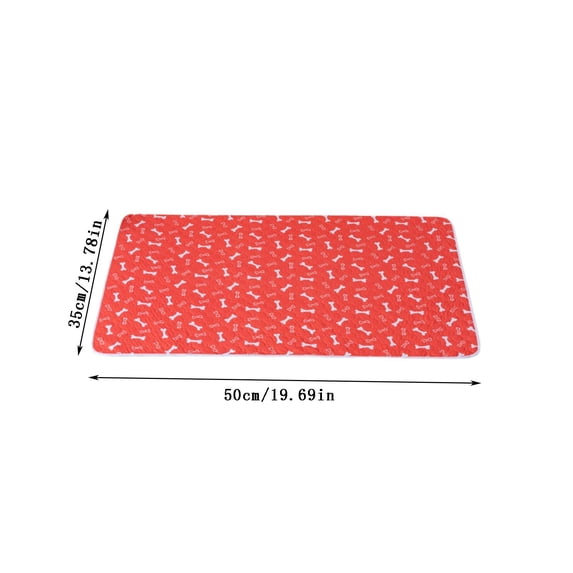 XYRSRUW Pet Pad, Leak-Proof Pet Mat for Dogs, Odor-Absorbing Pee Mat, Reusable Dog Training Pad for Easy Cleaning