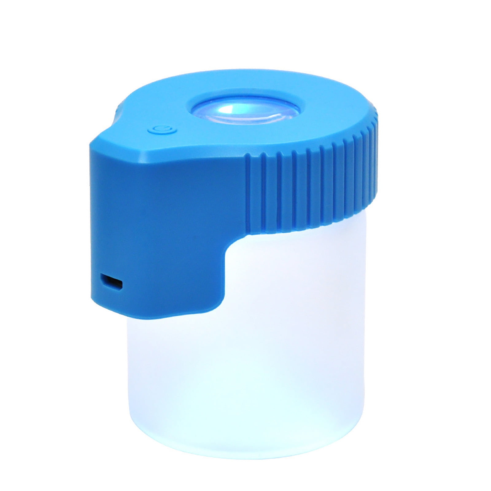 XYRSRUW Plastic and Glass LED Sealed Storage Container, 155ml Airtight ...