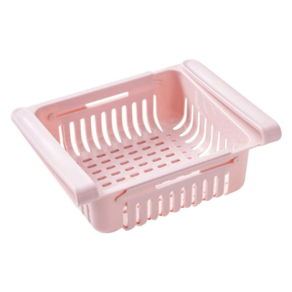 XYRSRUW Pull-out Refrigerator Storage Box, Kitchen Organizer, Food Storage Solution, Utensil Management System for Kitchen and Bathroom
