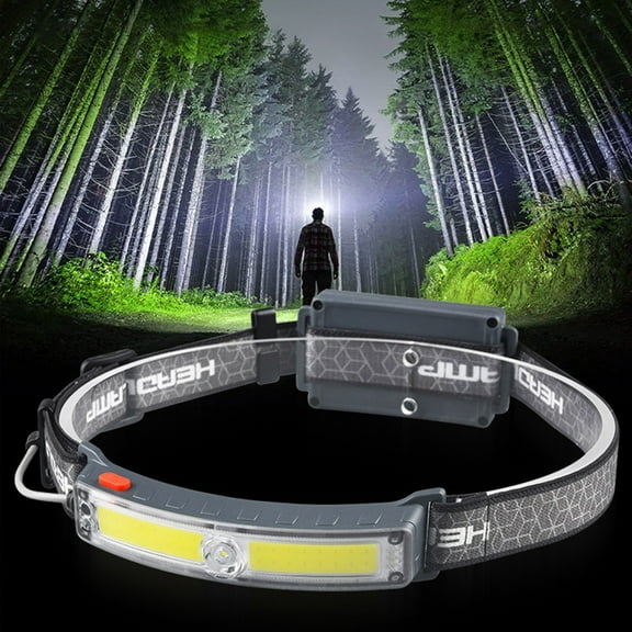 XYRSRUW Rechargeable LED Headlamp, Outdoor Brightness Headlight with 360 Lumens, Running Cap Light for Hiking, Camping and Exercise
