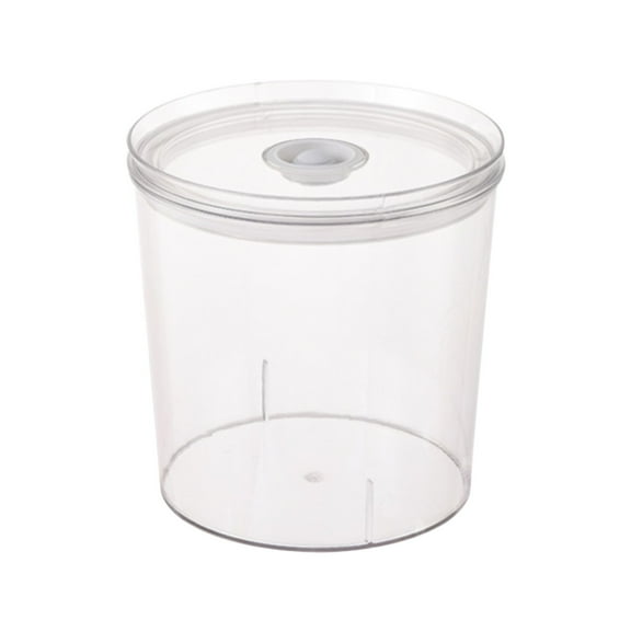 XYRSRUW Sealed Bucket, Grocery Storage Container with Transparent Design, Food Display Bin with Moisture-proof Seal, Creative Stacking Organizer for Spaghetti and Flour