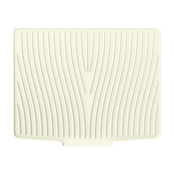 XYRSRUW Silicone Draining Pad, Antislip Sink Mat for Efficient Drying, Heat-Resistant Kitchen Drain Tray, Foldable Silicone Sink Liners for Tableware Storage