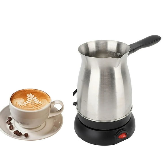 XYRSRUW Stainless Steel Percolator Coffee Pot, Multi-Purpose Coffee Maker with Keep Warm Function, Ideal for Home Brewing, Perfect for Families and Small Gatherings, 600ML Capacity