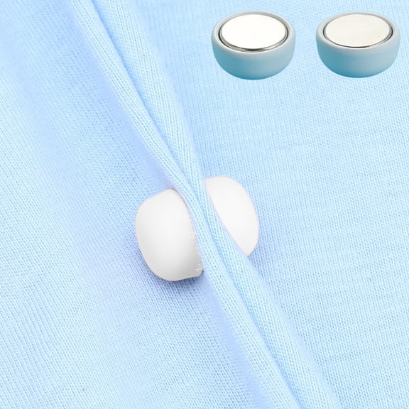 XYRSRUW Strong Magnetic Closure, Needle-Free Magnetic Buckle for Scarves & Shawls, Multipurpose Fabric-Safe Fastening Accessory