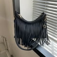 thumbnail image 1 of XYRSRUW Tassel Shoulder Bag, Casual Commuter's Retro Fashion Satchel, Trendy Fringe Handbag for Women, 1 of 6