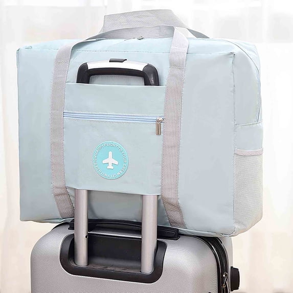 XYRSRUW Travel Luggage Bag, Portable Travel Case, Foldable Trolley Storage, Weekend Carry-On Organizer for Clothes, Cosmetics, and Accessories