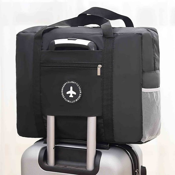 XYRSRUW Travel Luggage Bag, Portable Travel Case, Foldable Trolley Storage, Weekend Carry-On Organizer for Clothes, Cosmetics, and Accessories