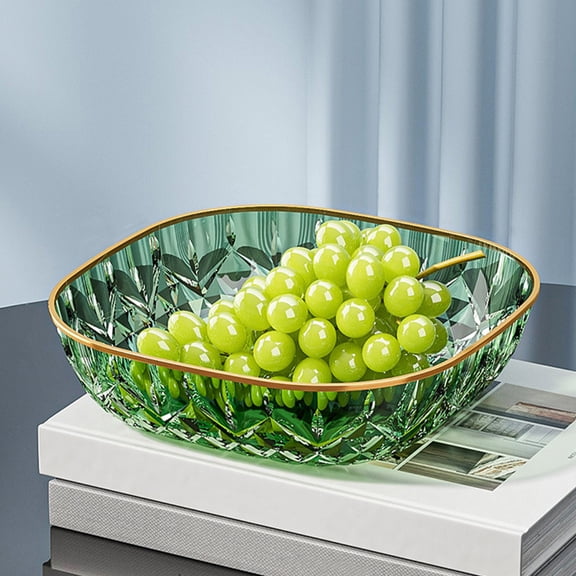 XYRSRUW Vegetable Tray, Plastic Drainable Veggie Bowl with Feet for Snacks, Kitchen Tool Suitable for All Kinds of Fruits & Vegetables