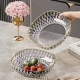thumbnail image 1 of XYRSRUW Plastic Vegetable Salad Bowl, Durable Kitchen Tool, Versatile Snack Tray for Home & Outdoor Use, Ideal for Parties and Picnics(Black), 1 of 6