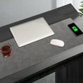 thumbnail image 1 of XYRSRUW Wireless Charging Mouse Pad, 15W Fast Charging Desk Mat with Phone Stand, Multifunctional Office Mouse Pad with Synthetic Leather Finish, Foldable Computer Mat for Office and Home, 1 of 6