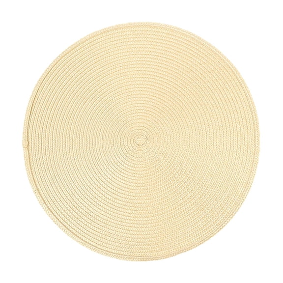 XYRSRUW Woven Table Mat, Elegant Dining Place Mat for Home Use, Stylish Heat-Resistant Pad, Waterproof and Oil-Proof Table Protector
