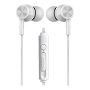 XYST Wired In-Ear Earbuds with In-Line Mic/Remote and 3.5-mm Connector, XYS-E3512, White