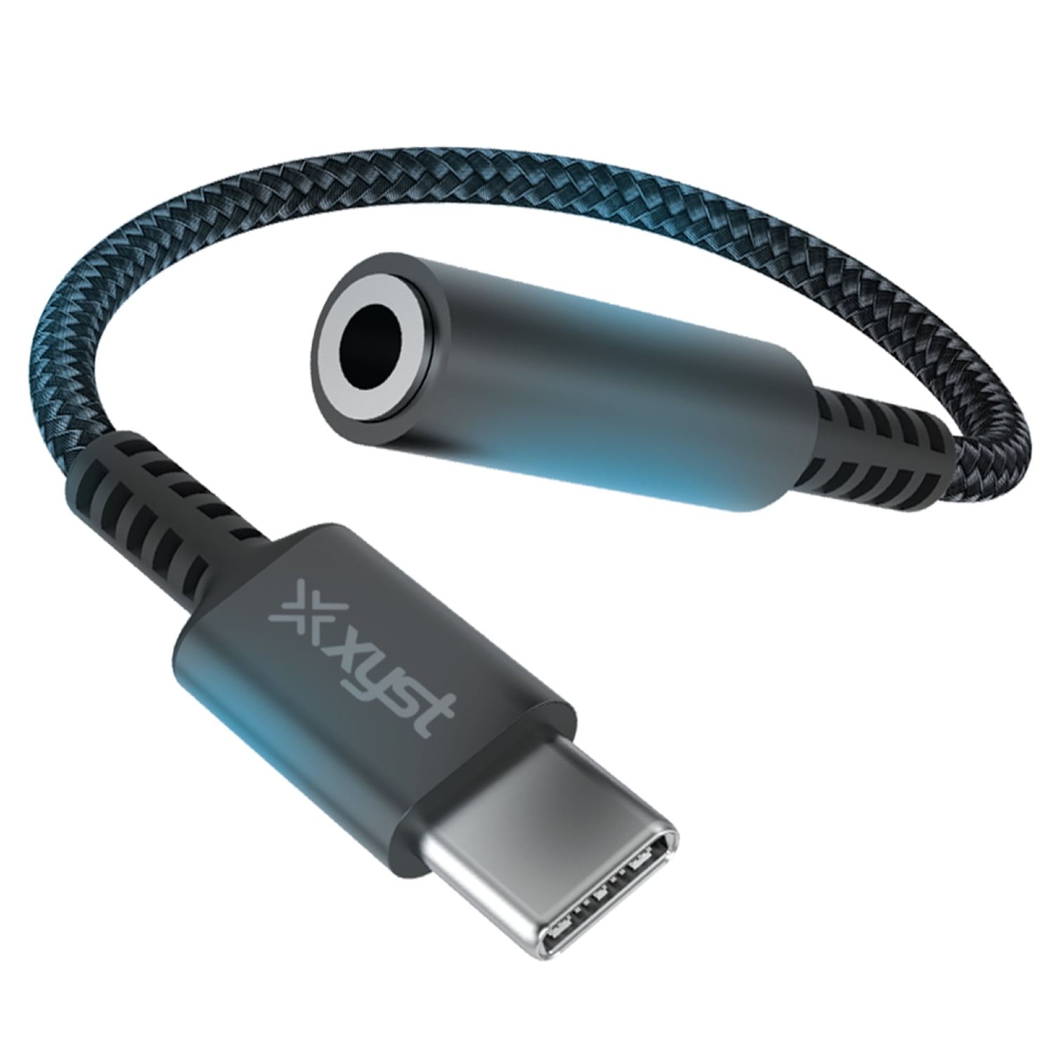 XYST USB-C to 3.5-mm Headphone Jack Adapter with Mic Support XYS-ADPAC