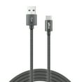 thumbnail image 1 of XYST XYS-TC10204B Charge and Sync USB to USB-C Braided Cable, 10 ft. (Black), 1 of 5